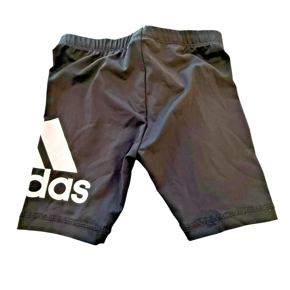 Adidas Toddler Bicycle Shorts 3T Black  and Light Pink